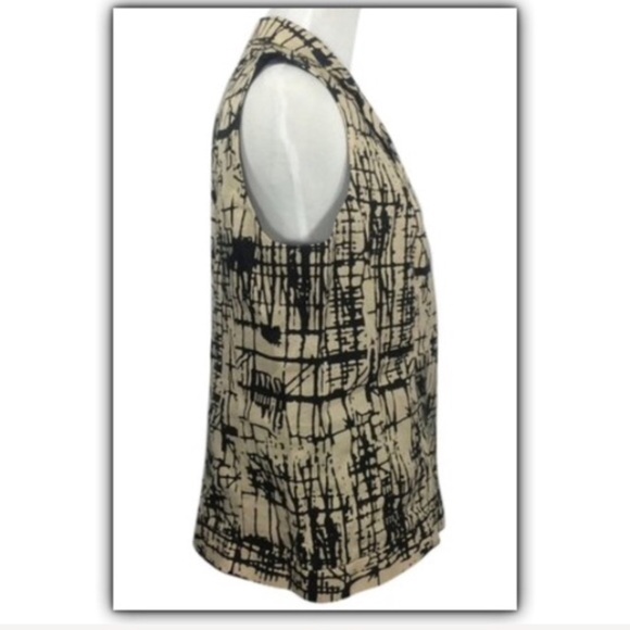 𝅺ANTHROPOLOGIE J Brand graffiti print vest size 6 - Picture 6 of 9